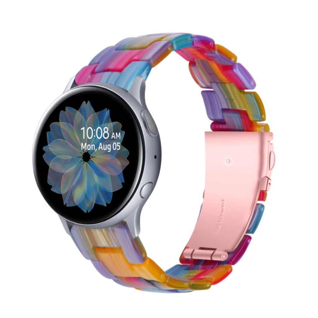 Samsung Galaxy Watch (46mm) / Samsung Galaxy Watch Active  Rem - Flerfarvet#serie_9