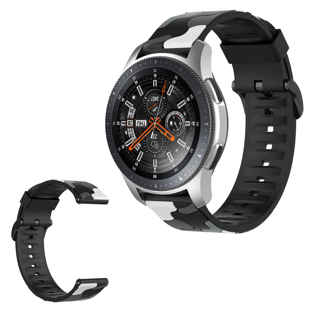 Samsung Galaxy Watch 3 (45mm) / Samsung Galaxy Watch (46mm) Silikone Rem - SΓΈlv#serie_1
