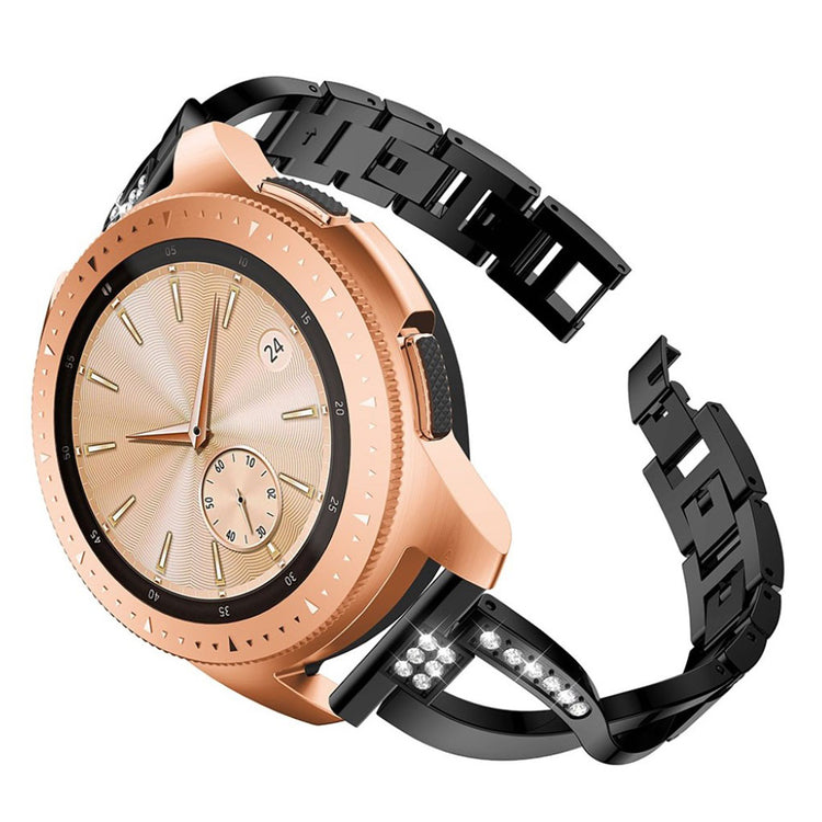 Helt vildt pænt Universal Metal og Rhinsten Rem - Sort#serie_1