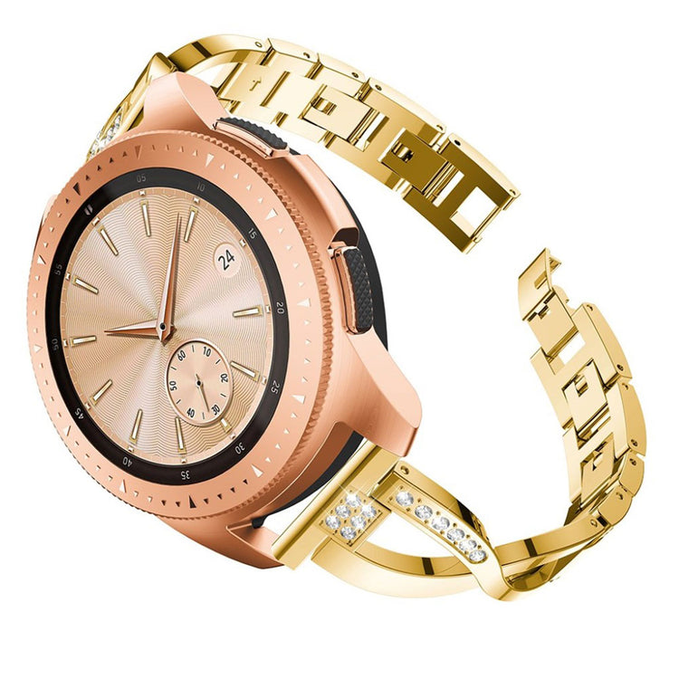 Helt vildt pænt Universal Metal og Rhinsten Rem - Guld#serie_4