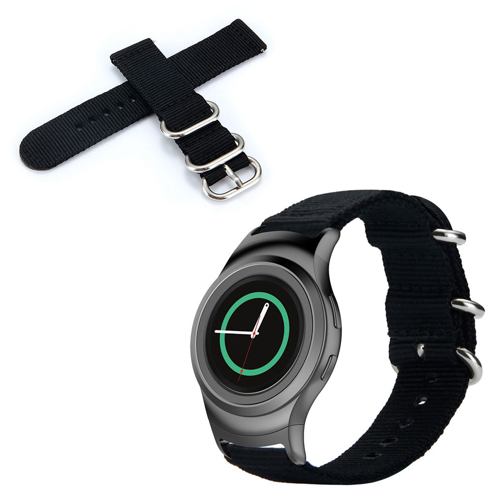 Super cool Samsung Gear S2 Stof Urrem - Sort#serie_1