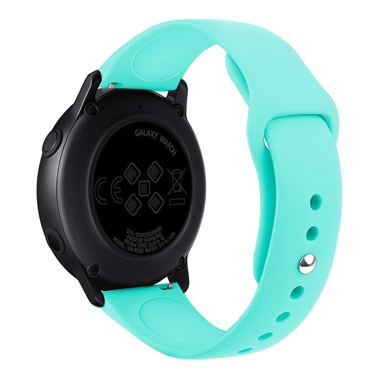 Rigtigt slidstærk Samsung Galaxy Watch Active Silikone Rem - Grøn#serie_7