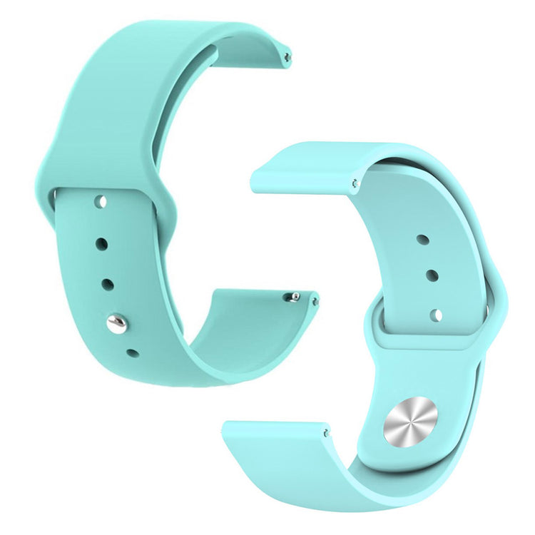 Rigtigt slidstærk Samsung Galaxy Watch Active Silikone Rem - Grøn#serie_7