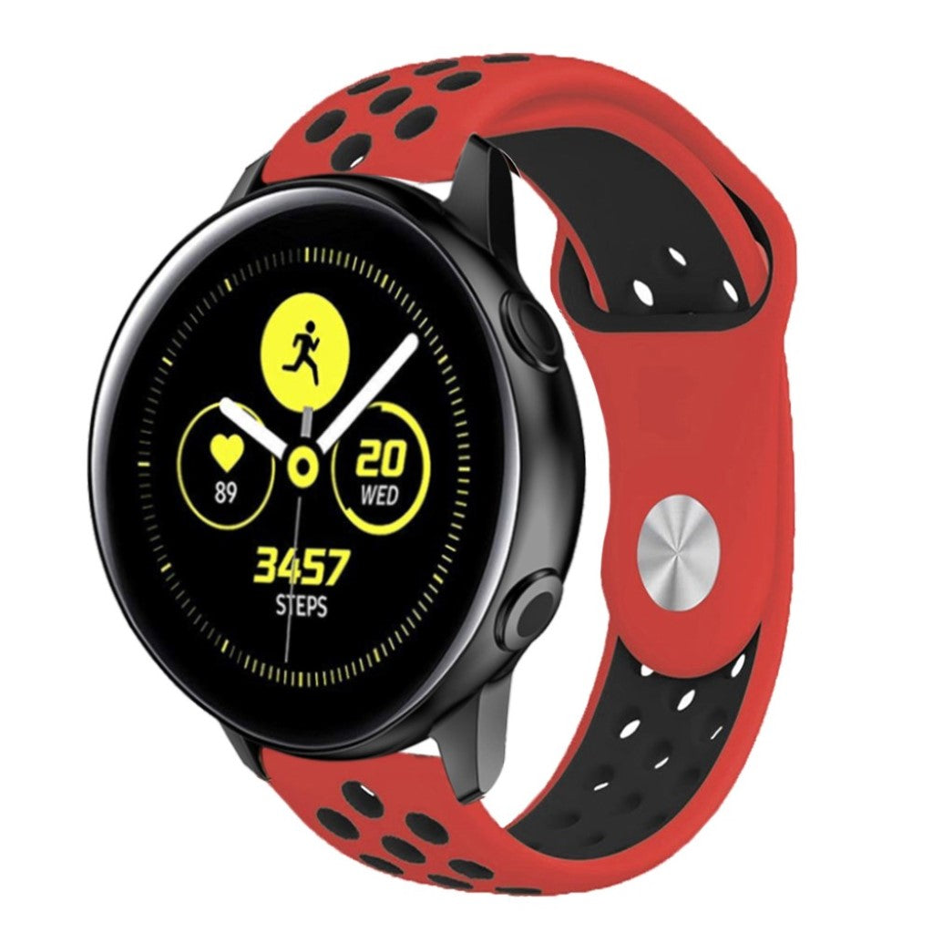 Super pænt Samsung Galaxy Watch Active Silikone Rem - Flerfarvet#serie_14
