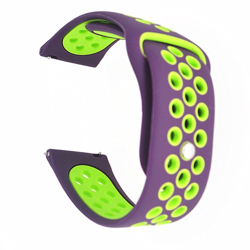 Super pænt Samsung Galaxy Watch Active Silikone Rem - Flerfarvet#serie_17