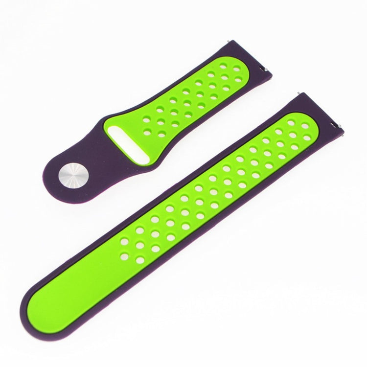 Super pænt Samsung Galaxy Watch Active Silikone Rem - Flerfarvet#serie_17