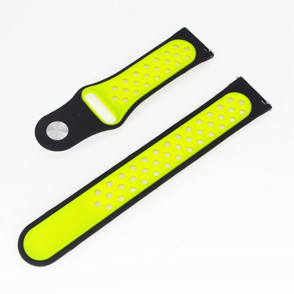 Super pænt Samsung Galaxy Watch Active Silikone Rem - Sort#serie_6