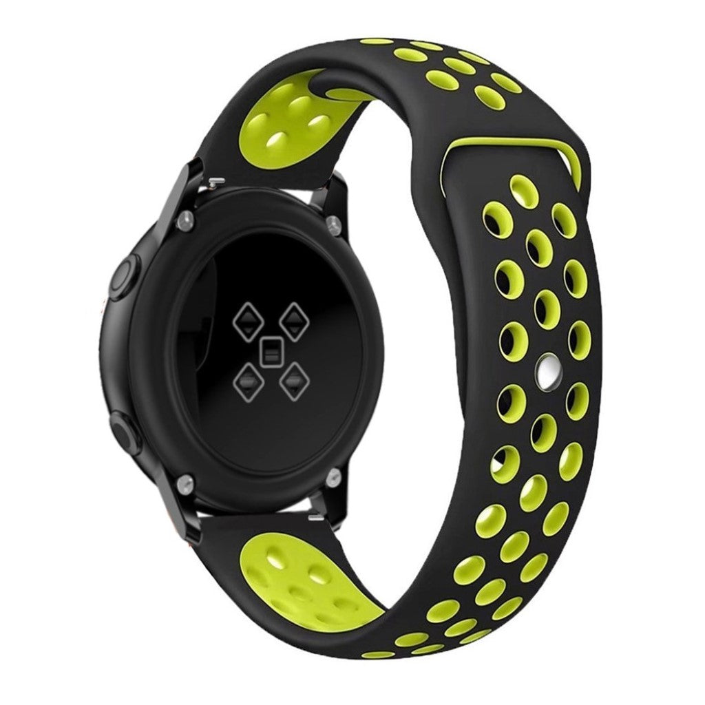 Super pænt Samsung Galaxy Watch Active Silikone Rem - Sort#serie_6
