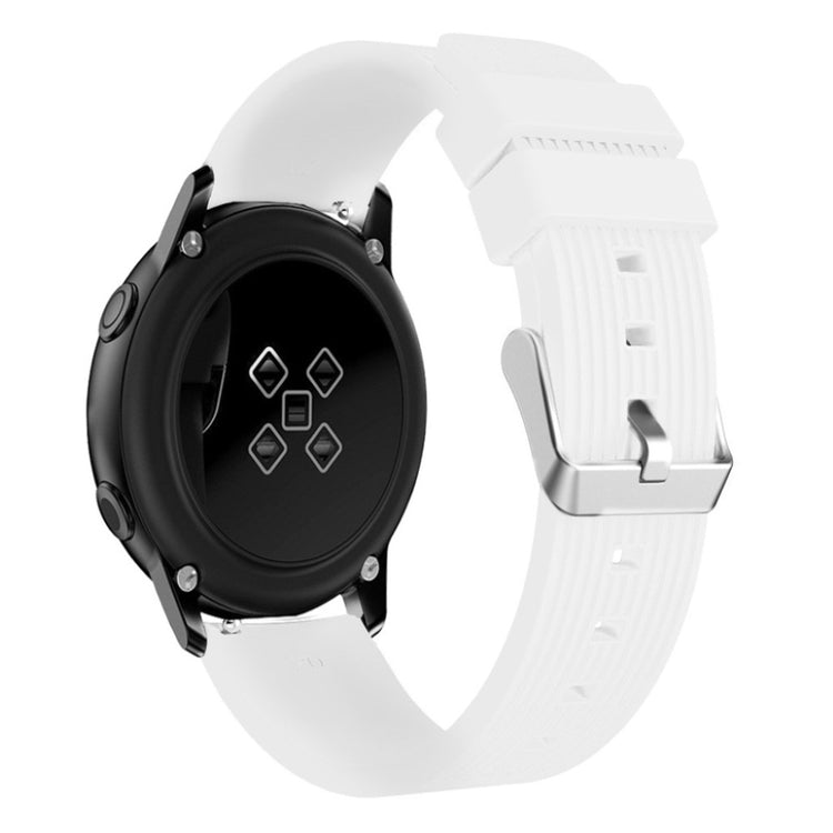 Meget nydelig Samsung Galaxy Watch Active Silikone Rem - Hvid#serie_2
