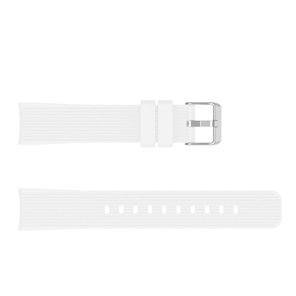 Meget nydelig Samsung Galaxy Watch Active Silikone Rem - Hvid#serie_2