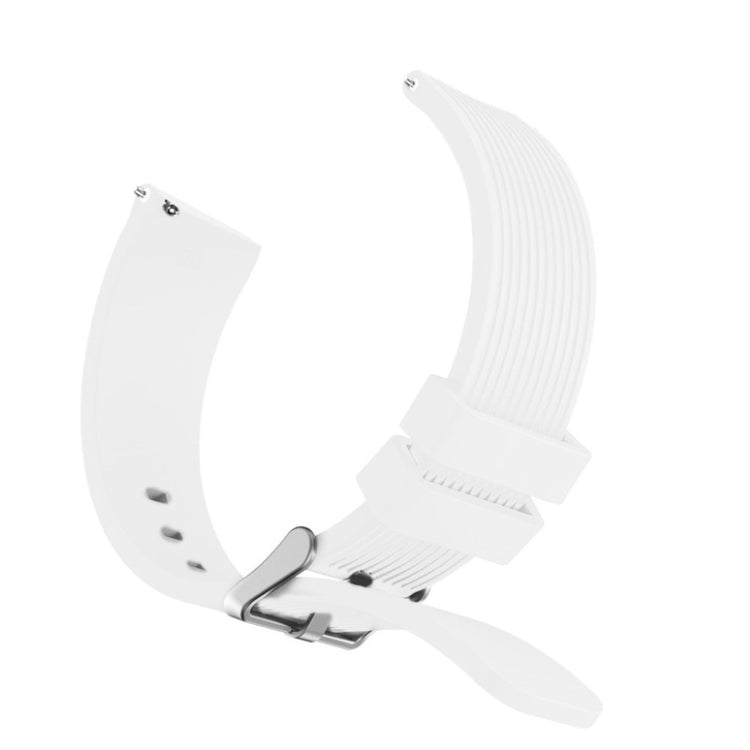 Meget nydelig Samsung Galaxy Watch Active Silikone Rem - Hvid#serie_2