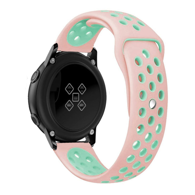 Rigtigt flot Samsung Galaxy Watch Active Silikone Rem - Pink#serie_5