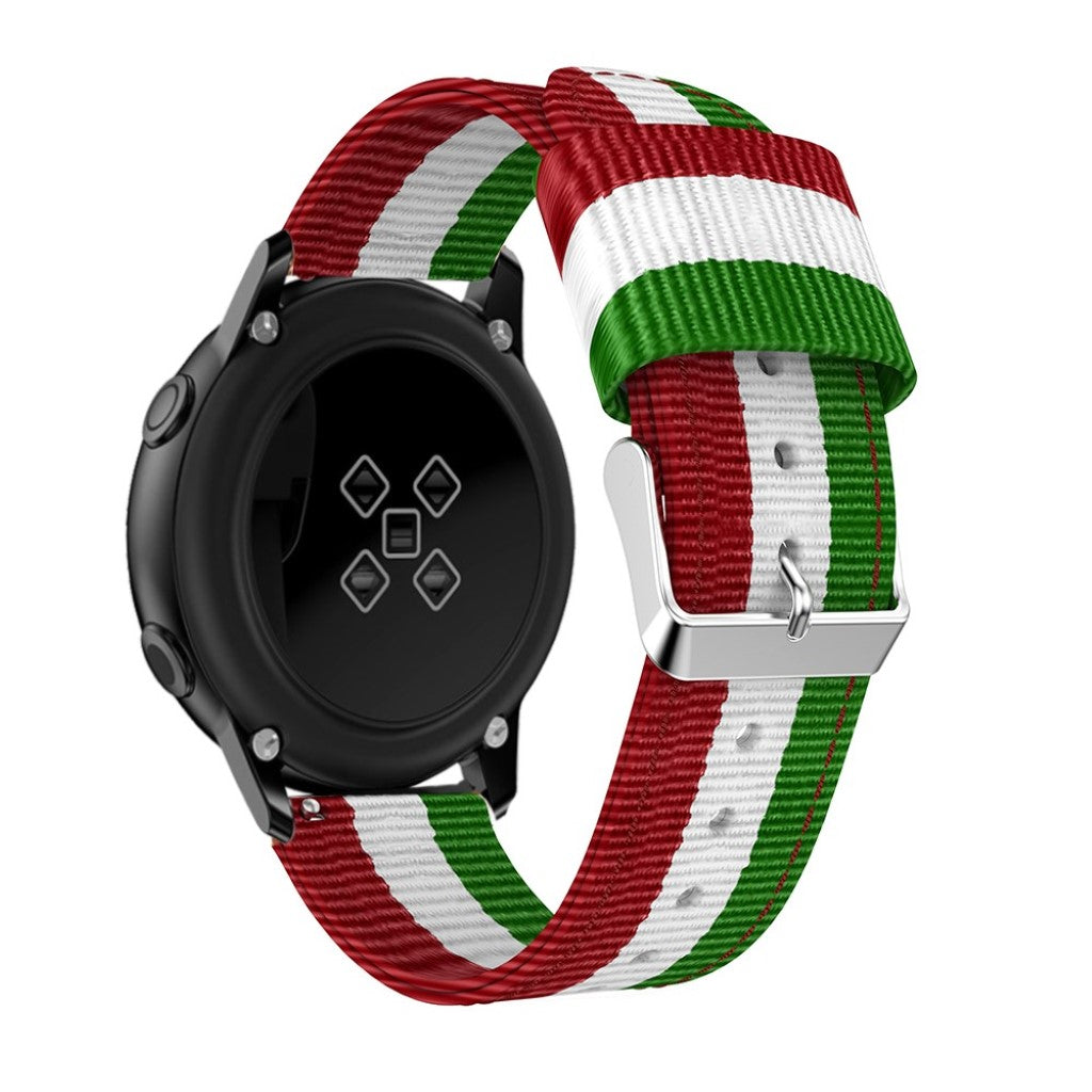 Super fantastisk Samsung Galaxy Watch Active Nylon Rem - Flerfarvet#serie_3