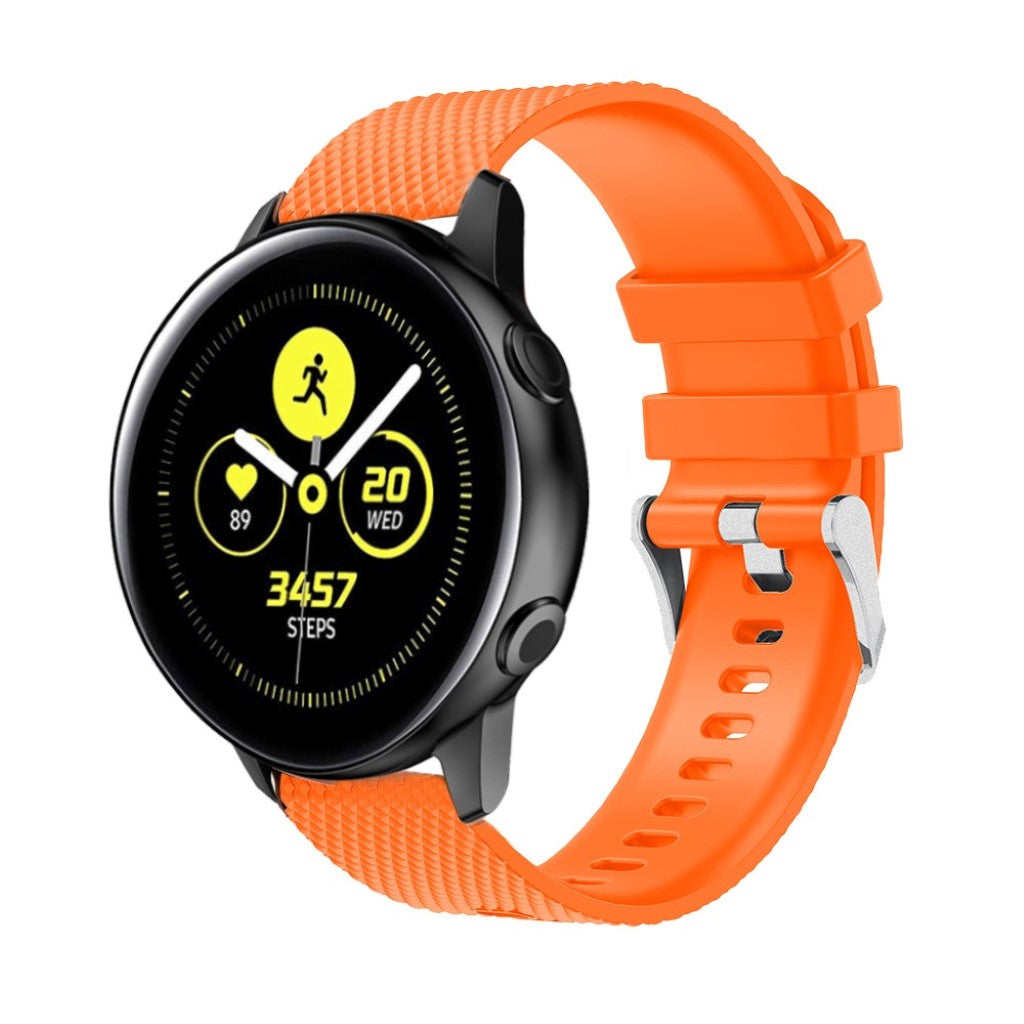 Meget elegant Samsung Galaxy Watch Active Silikone Rem - Orange#serie_3