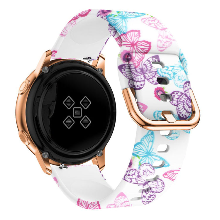 Skøn Samsung Galaxy Watch Active Silikone Rem - Flerfarvet#serie_6