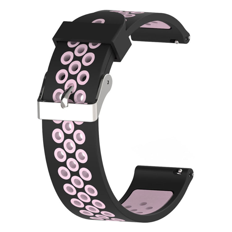 Mega skøn Samsung Galaxy Watch Active Silikone Rem - Sort#serie_5