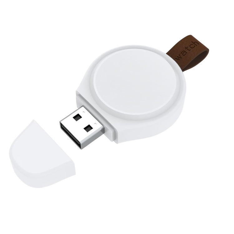 Plastik Universal Samsung Smartwatch Trådløs  Ladestation - Hvid#serie_2