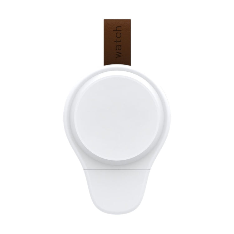 Plastik Universal Samsung Smartwatch Trådløs  Ladestation - Hvid#serie_2
