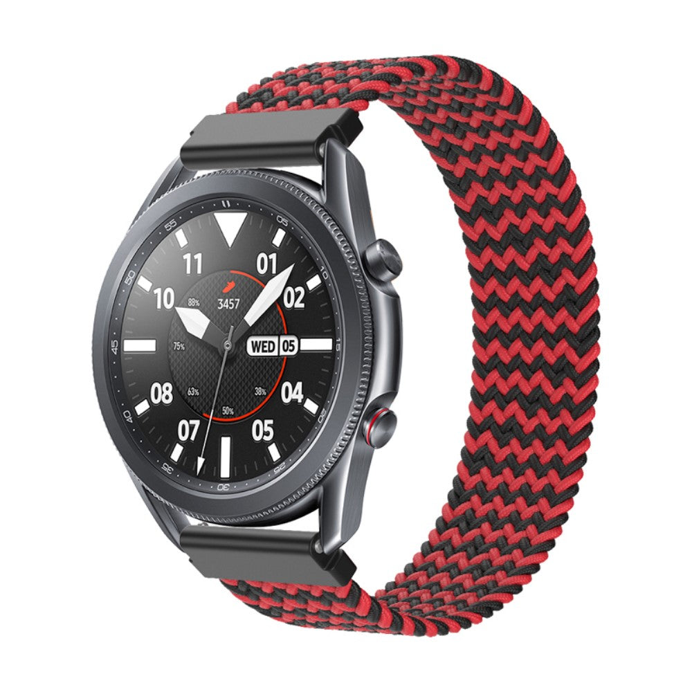 Rigtigt fantastisk Samsung Galaxy Watch 3 (45mm) Nylon Rem - StΓΈrrelse: L - RΓΈd#serie_1