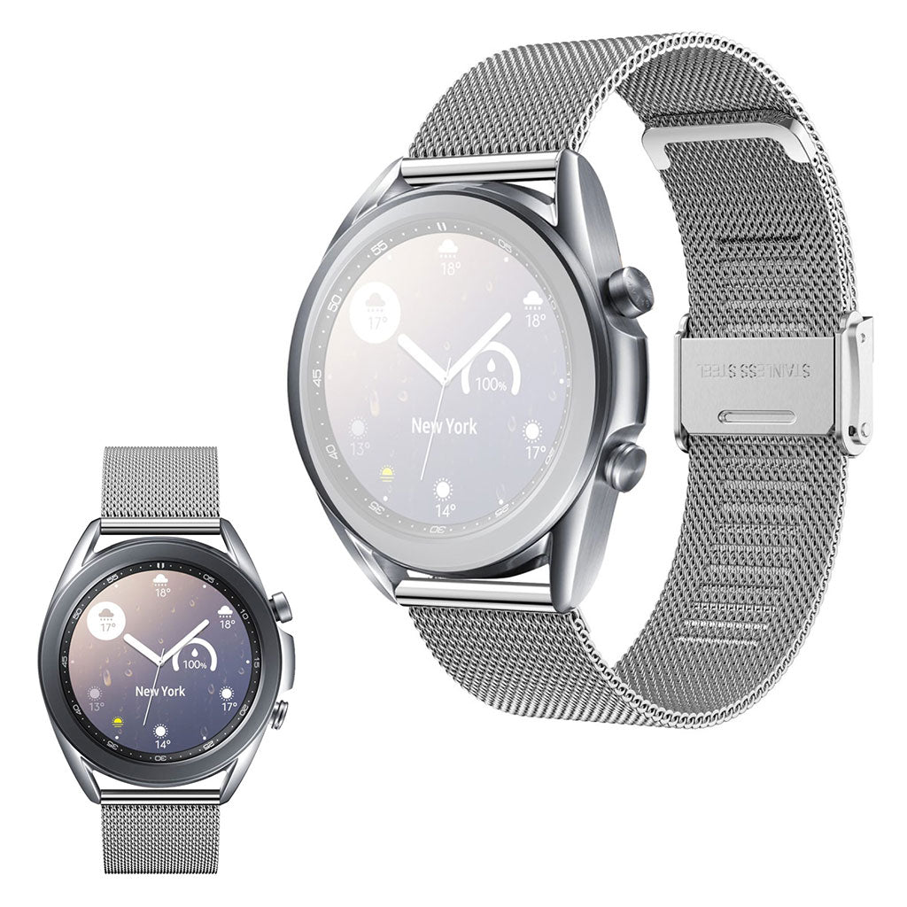 Meget kΓΈnt Samsung Galaxy Watch 3 (41mm) Metal Rem - SΓΈlv#serie_032