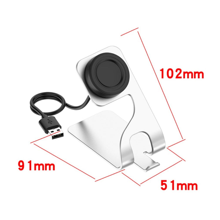 Metal Universal Samsung Smartwatch   Ladestation - Sølv#serie_2