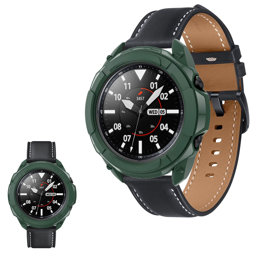 Samsung Galaxy Watch 3 (41mm)  Silikone Bumper  - GrΓΈn#serie_1