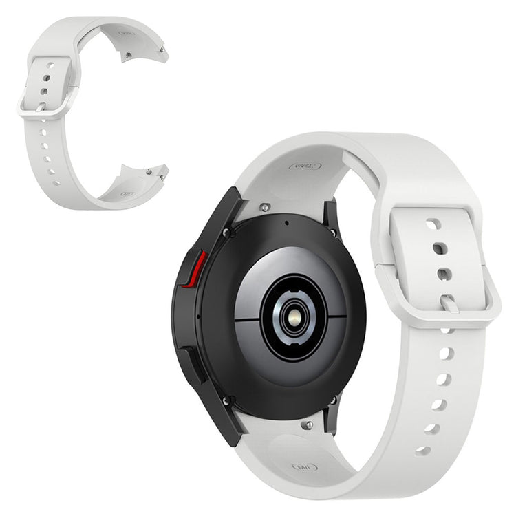 Mega slidstærk Universal Samsung Silikone Rem - Sølv#serie_10