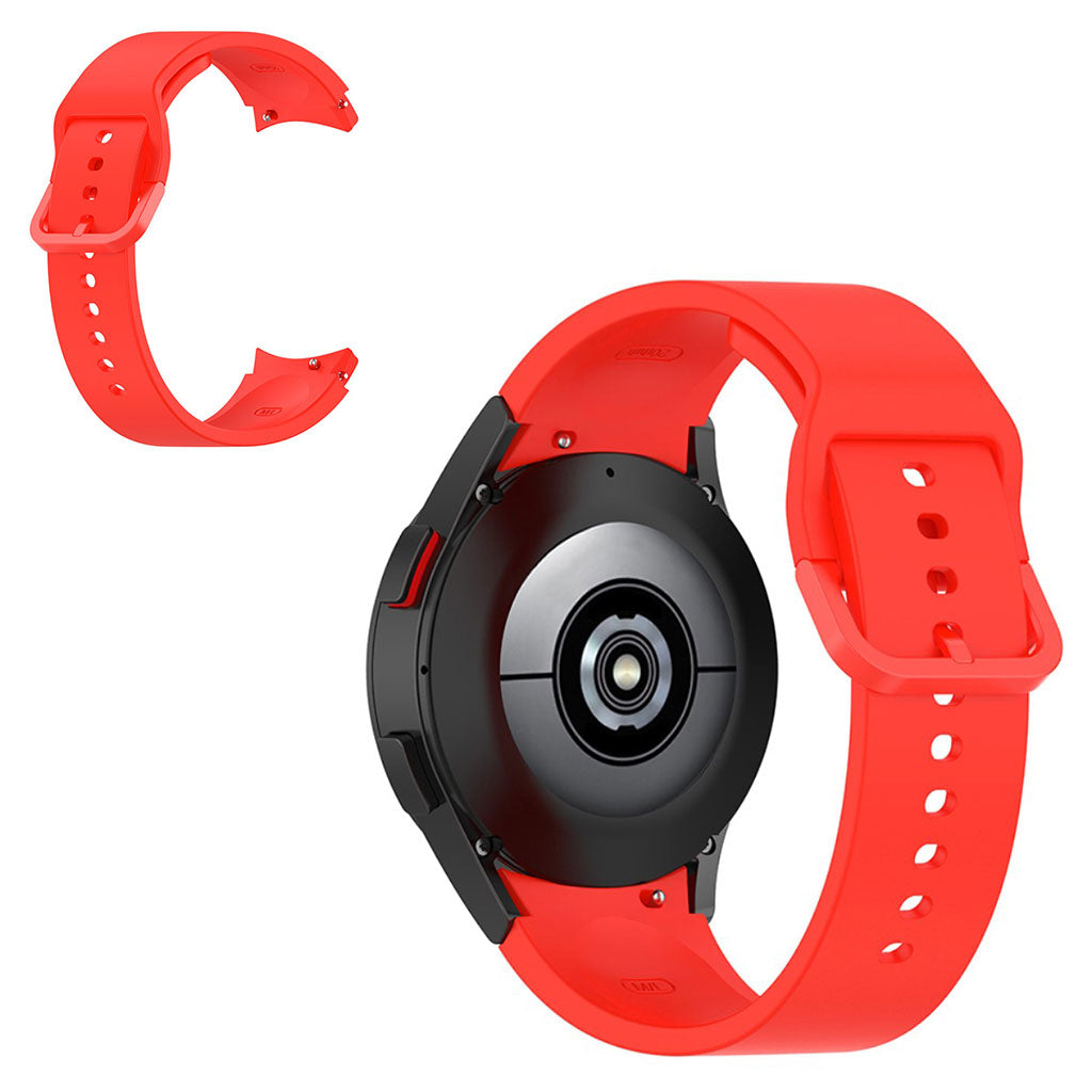 Mega slidstærk Universal Samsung Silikone Rem - Rød#serie_6