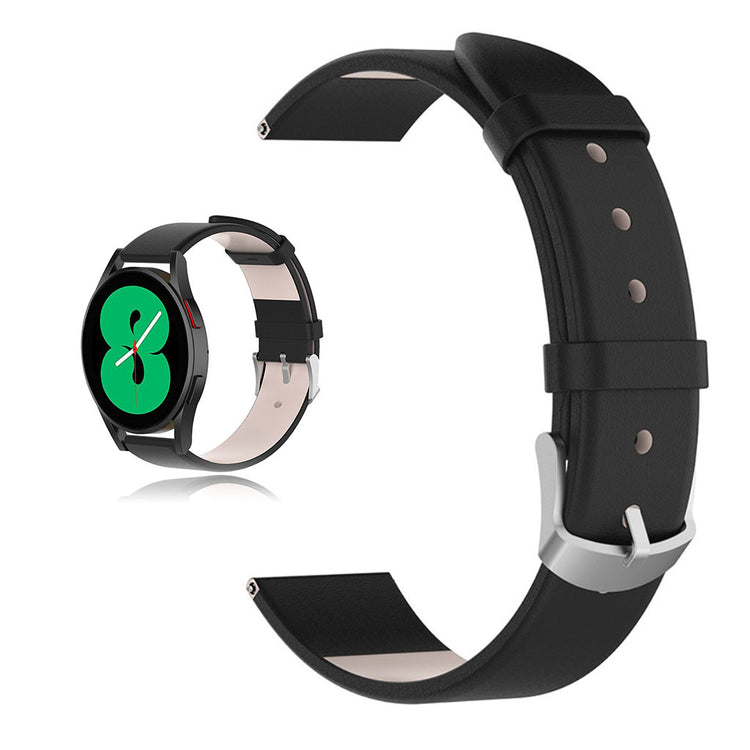 Rigtigt fint Universal Samsung Ægte læder Rem - Sort#serie_2