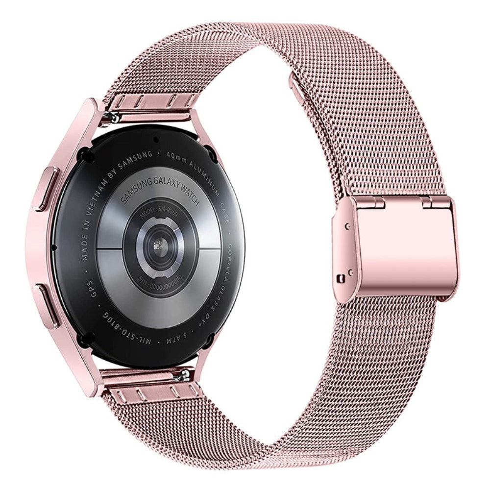 Helt vildt hårdfør Universal Samsung Metal Rem - Pink#serie_2