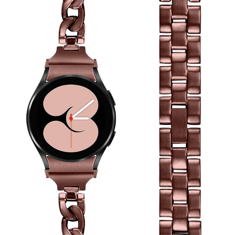 Super hårdfør Universal Samsung Metal Urrem - Brun#serie_1