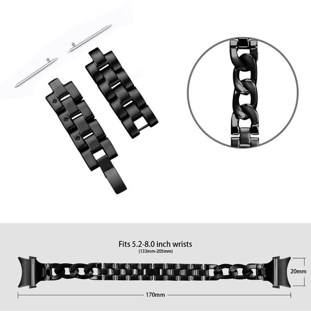 Super hårdfør Universal Samsung Metal Urrem - Sort#serie_2