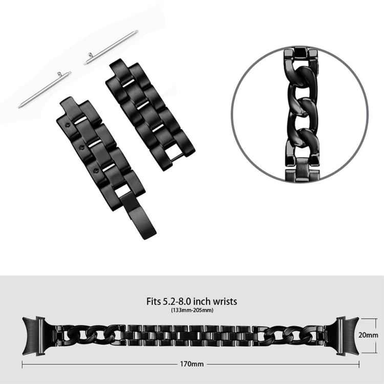 Super hårdfør Universal Samsung Metal Urrem - Sort#serie_2