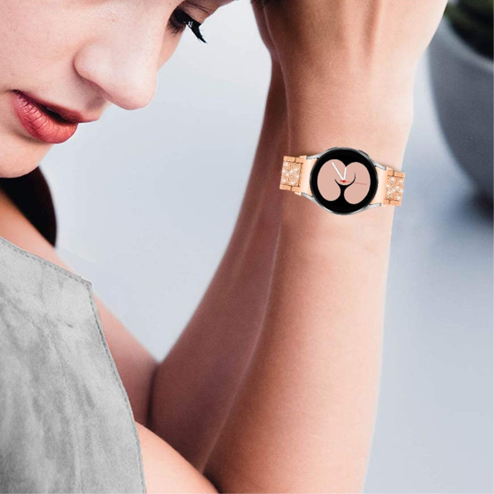 Mega fantastisk Universal Samsung Metal og  Rhinsten Urrem - Pink#serie_4