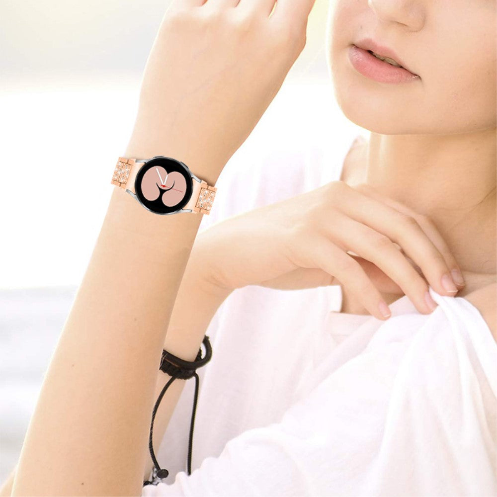 Mega fantastisk Universal Samsung Metal og  Rhinsten Urrem - Pink#serie_4