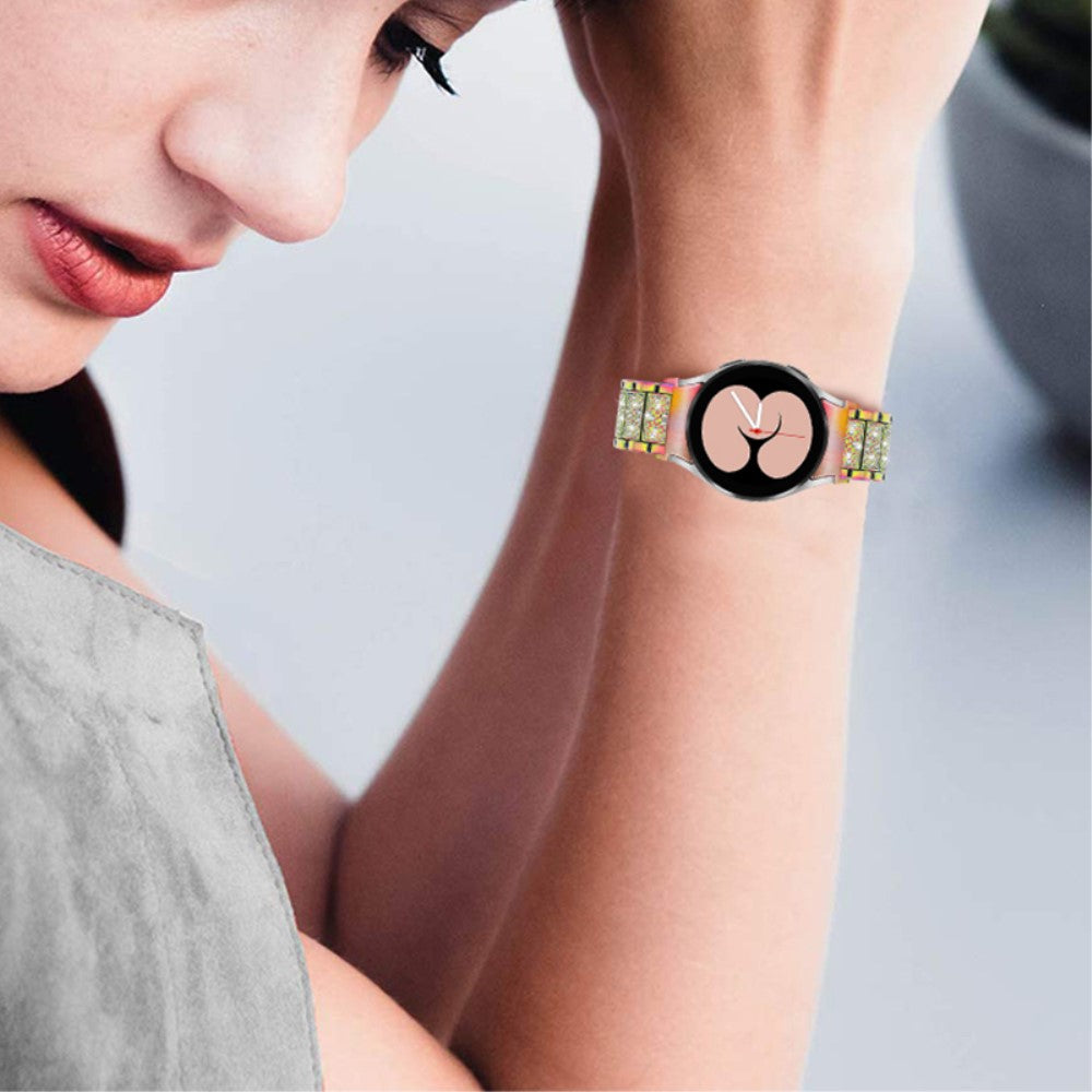 Mega fantastisk Universal Samsung Metal og  Rhinsten Urrem - Flerfarvet#serie_5