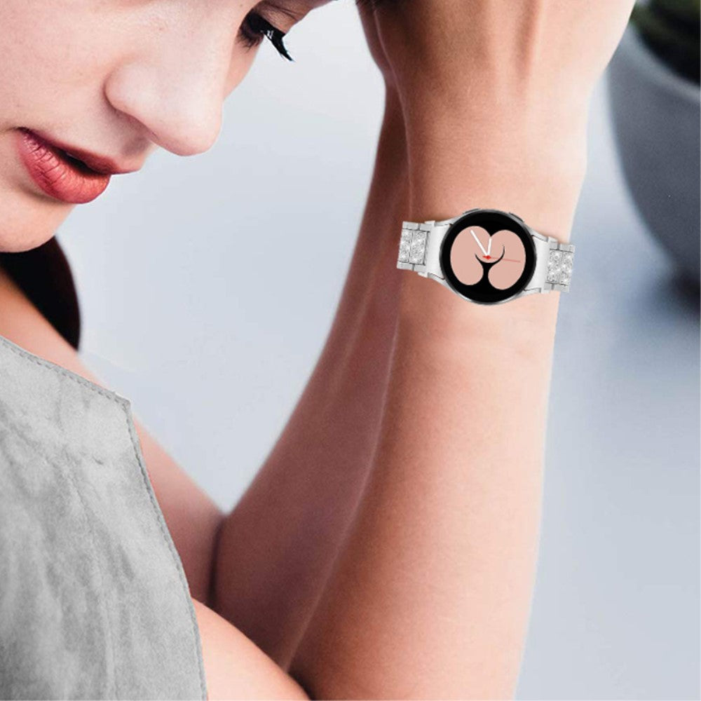 Mega fantastisk Universal Samsung Metal og  Rhinsten Urrem - Sølv#serie_6