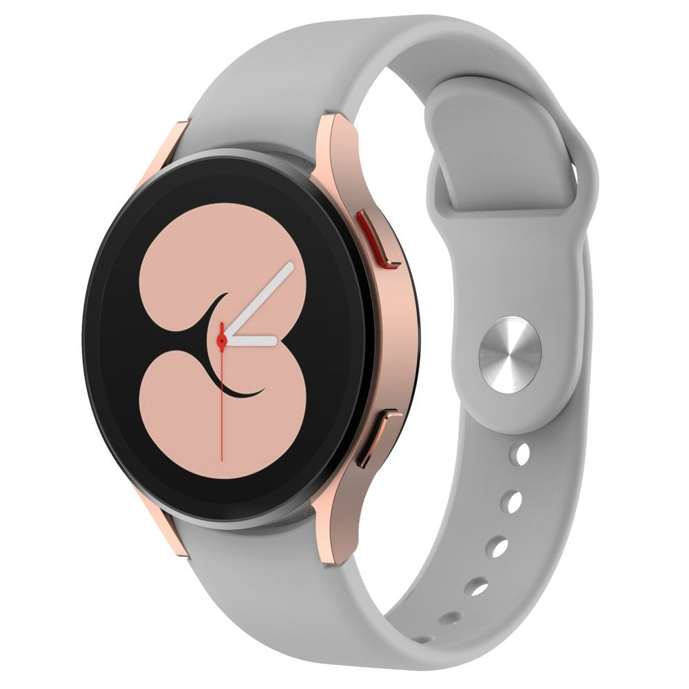 Rigtigt fint Universal Samsung Silikone Urrem - Sølv#serie_6