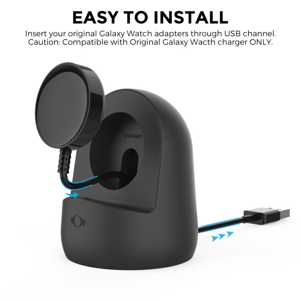 Universal Samsung Smartwatch Silikone Holder - Hvid#serie_2