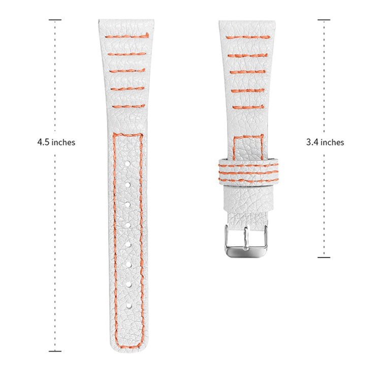 Rigtigt cool Universal Samsung Ægte læder Rem - Hvid#serie_1