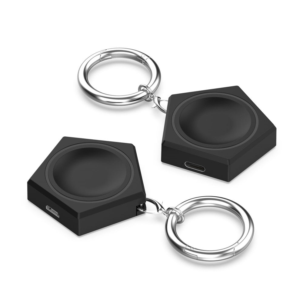 1m Plastik Universal Samsung Trådløs  Ladestation - Sort#serie_1