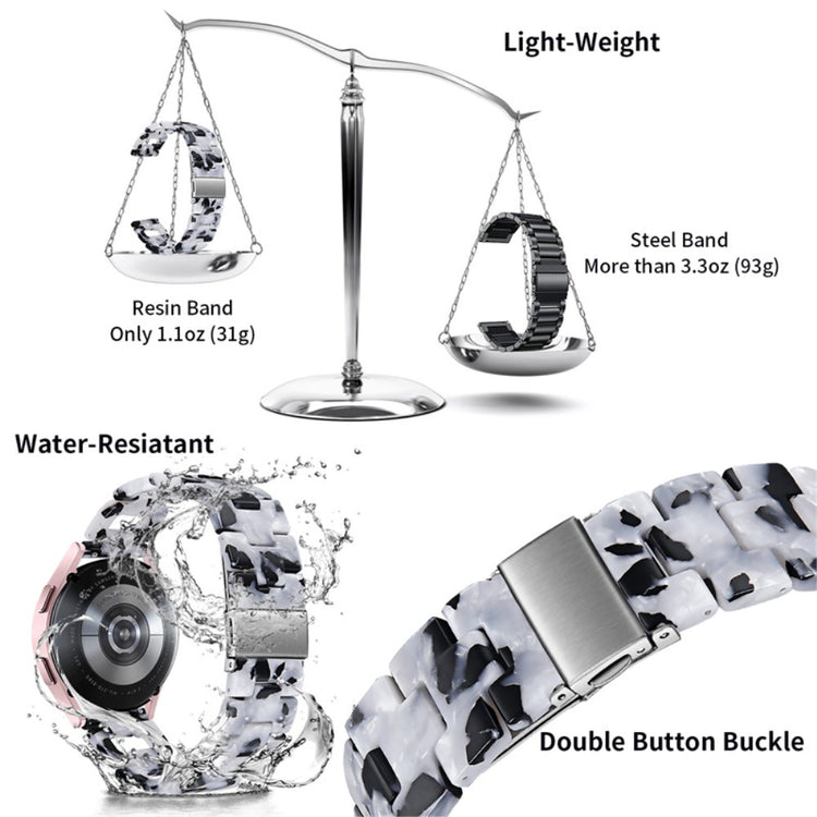 Meget nydelig Universal Samsung Metal og Plastik Rem - Sort#serie_1