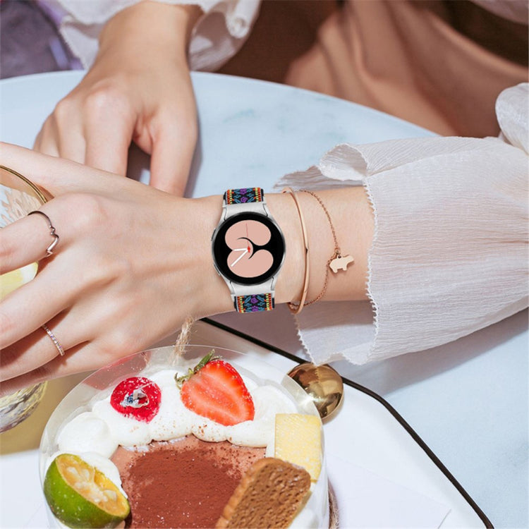 Helt vildt elegant Universal Samsung Nylon Rem - Flerfarvet#serie_3