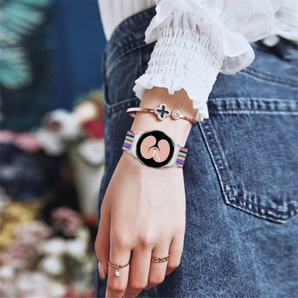 Helt vildt elegant Universal Samsung Nylon Rem - Lilla#serie_5