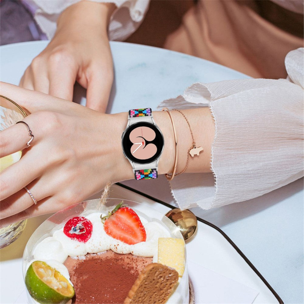 Helt vildt elegant Universal Samsung Nylon Rem - Flerfarvet#serie_6