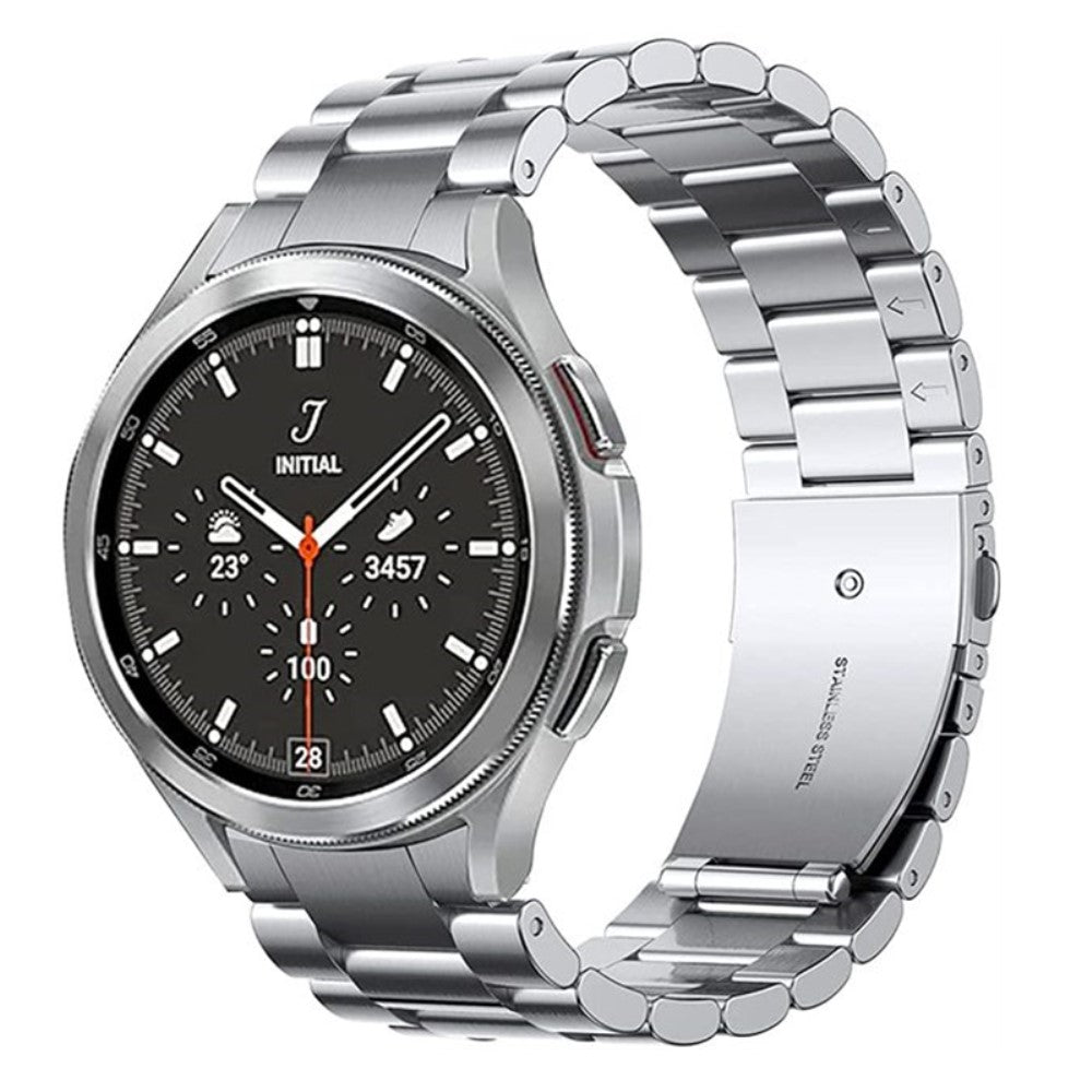 Super Elegant Metal Universal Rem passer til Samsung Smartwatch - Sølv#serie_3