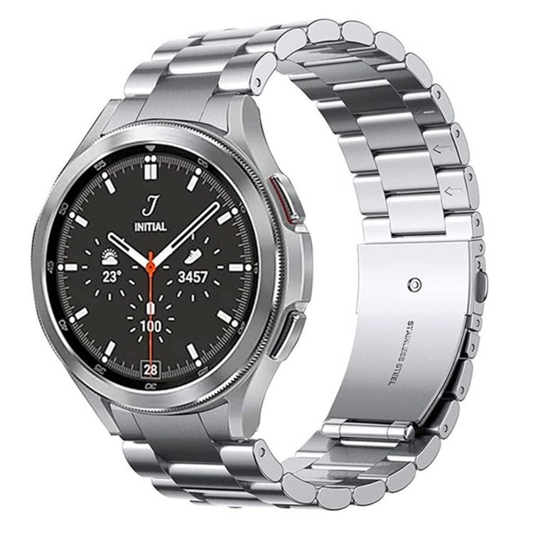 Super Elegant Metal Universal Rem passer til Samsung Smartwatch - Sølv#serie_3