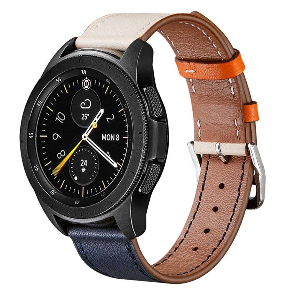 Stilfuld Universal Samsung Ægte læder Rem - Blå#serie_10