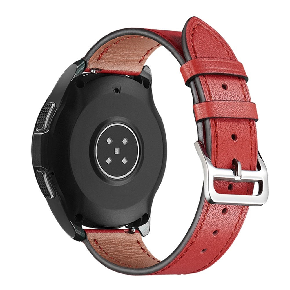 Stilfuld Universal Samsung Ægte læder Rem - Rød#serie_6