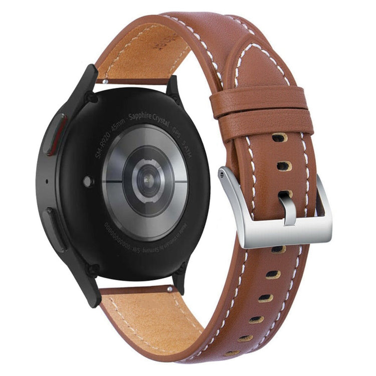 Elegant Universal Samsung Ægte læder Rem - Brun#serie_10